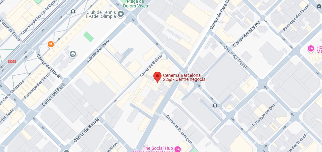 Mapa de ubicación de Learnthryvixentha en Barcelona
